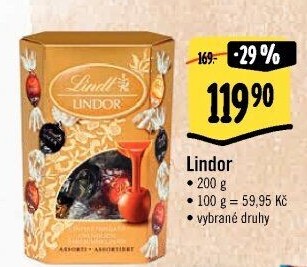 Bonboniéra Pralinky Lindor Lindt
