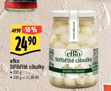 Cibulky stříbřité Efko