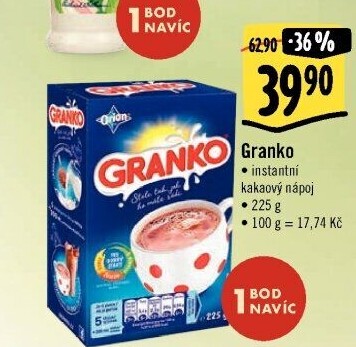 Instantní kakao Granko