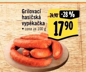 Klobása hasičská vypékačka