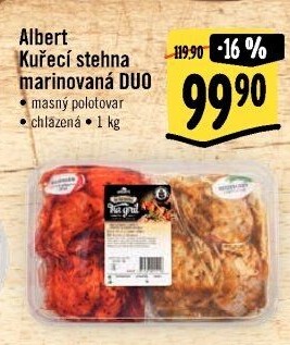 Kuřecí stehna marinovaná Duo Od řezníka na gril Albert