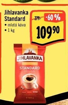 Mletá káva Standard Jihlavanka