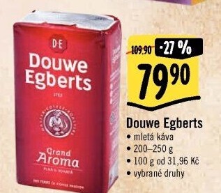 Mleté kávy Douwe Egberts