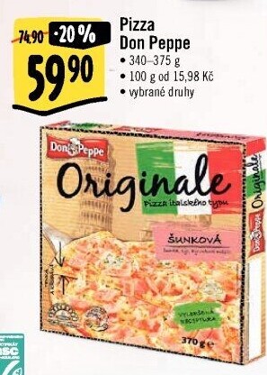 Pizza mražená Don Peppe