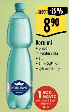 Přírodní voda Korunní