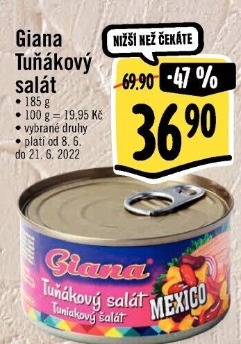 Salát s tuňákem Giana