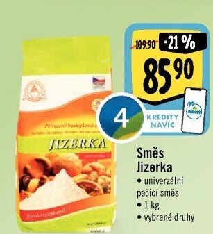 Směs bez lepku Jizerka Jizerské pekárny