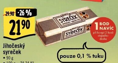 Sýr Syreček Jihočeský Madeta