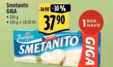 Sýr tavený Smetanito Želetava