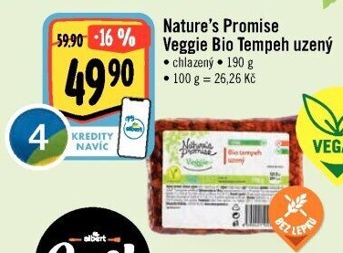 Tempeh uzený bio Veggie Nature'