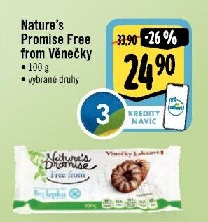 Věnečky bez lepku Nature'