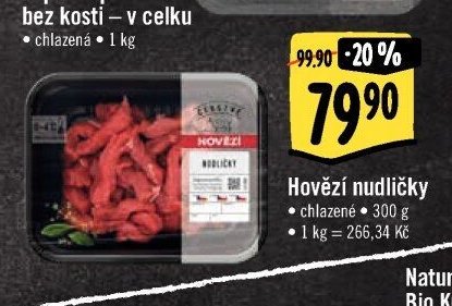 Hovězí nudličky