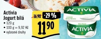 Bílý jogurt Activia Danone