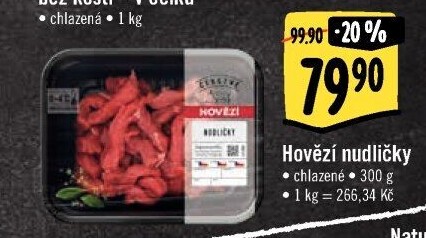 Hovězí nudličky Albert