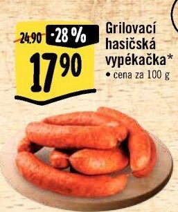 Klobása hasičská vypékačka