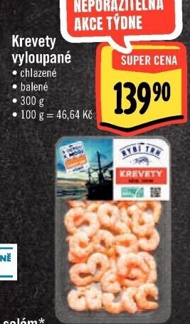 Krevety loupané Albert