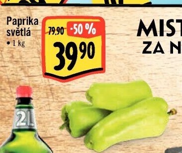 Paprika světlá