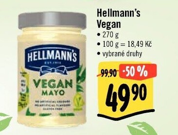 Produkty Vegan Hellmann'
