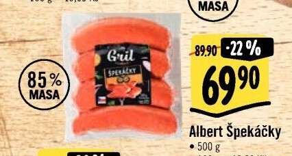 Špekáčky Albert Gril