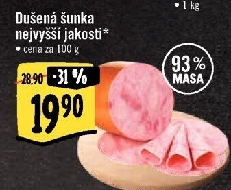 Šunka dušená nejvyšší jakosti