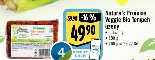 Tempeh uzený bio Veggie Nature'