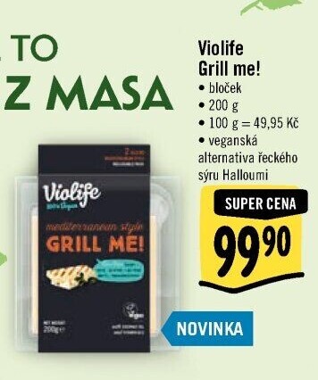 Veganský sýr Grill me Violife