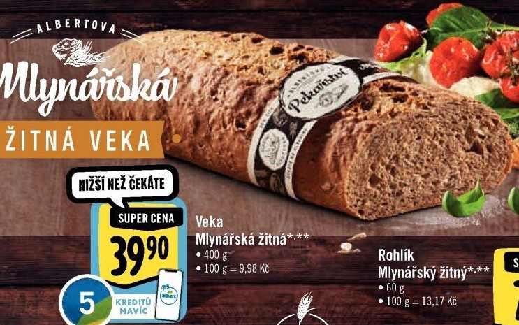 Veka Mlynářská žitná Albert