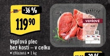 Vepřová plec bez kosti Albert