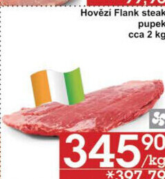 Hovězí steak Flank steak