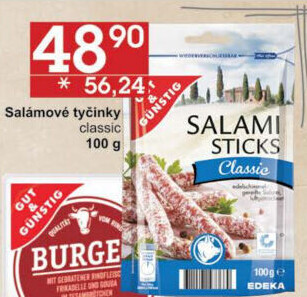 Salám Salami sticks classic Gut&amp