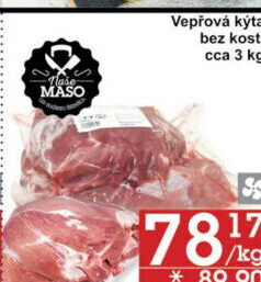 Vepřová kýta bez kosti