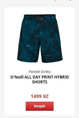 O'Neill ALL DAY PRINT HYBRID SHORTS