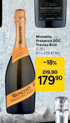 Mionetto Prosecco DOC Treviso Brut 0,75 l