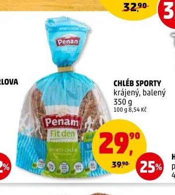 CHLÉB SPORTY krájený, balený