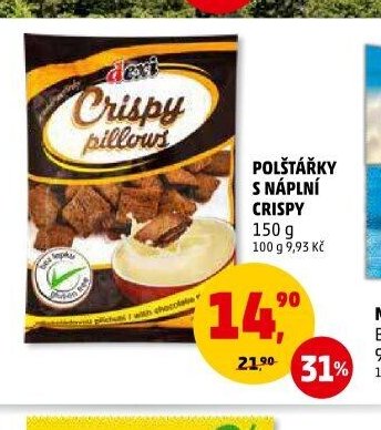 POLŠTÁŘKY S NÁPLNÍ CRISPY