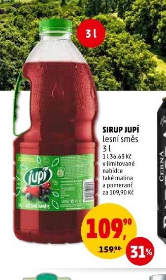 Sirup Jupí lesní směs 3 l