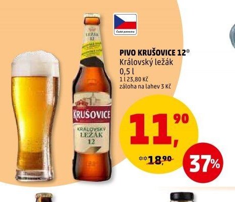 PIVO KRUŠOVICE 12* Královský ležák