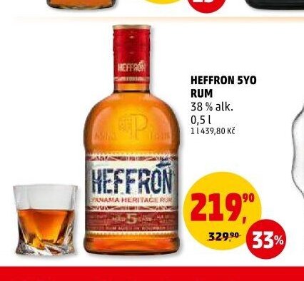 HEFFRON 5YO RUM