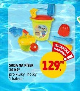 SADA NA PÍSEK 10 KS pro kluky i holky