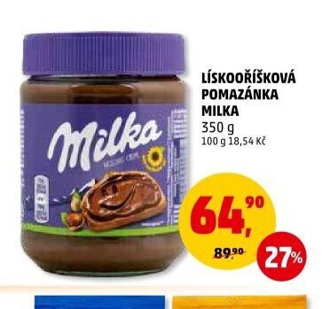 LÍSKOOŘÍŠKOVÁ POMAZÁNKA MILKA