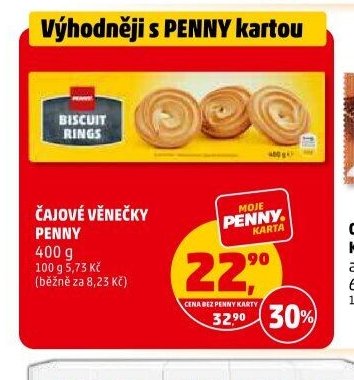 ČAJOVÉ VĚNEČKY PENNY