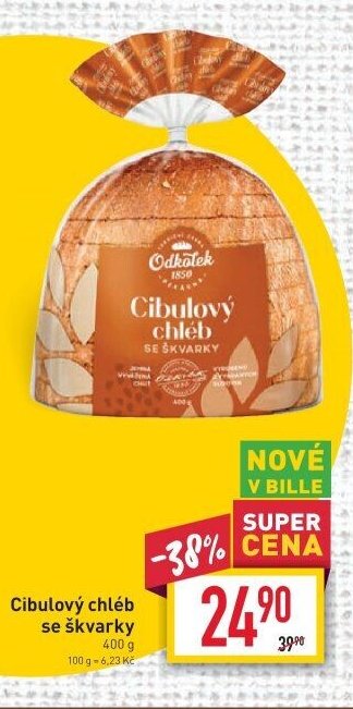 Cibulový chléb se škvarky
