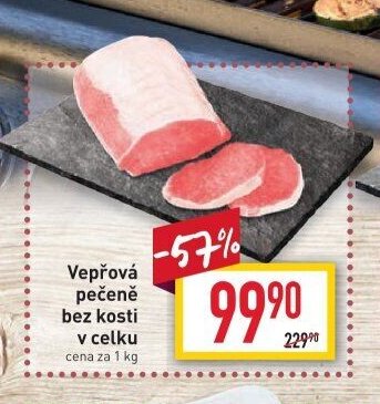 Vepřová pečeně bez kosti v celku