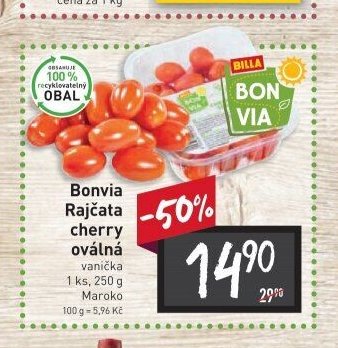 Bonvia Rajčata cherry oválná