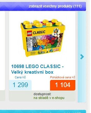 10698 LEGO CLASSIC - Velký kreativní box