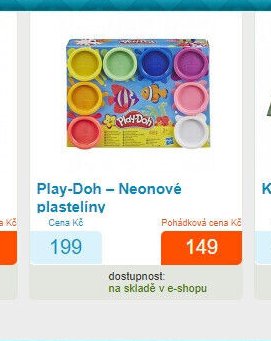Play-Doh - Neonové plastelíny