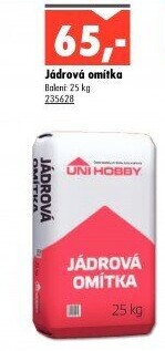 Jádrová omítka Uni Hobby