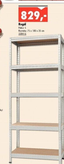 Kovový regál Kovona