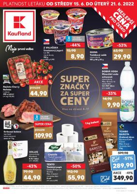 akční leták Kaufland 15.6.2022-21.6.2022