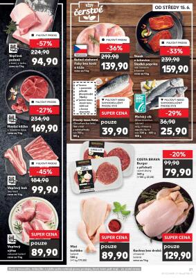 akční leták Kaufland 15.6.2022-21.6.2022